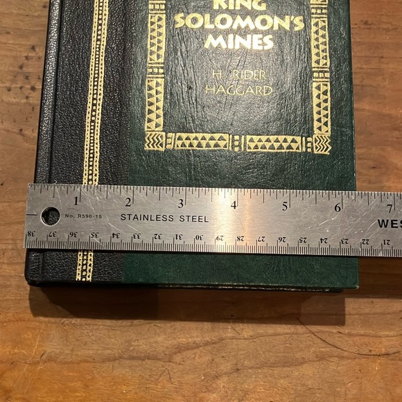 Book: King Solomon’s Mines by H. Rider Haggard leather bound - Picture 16 of 16